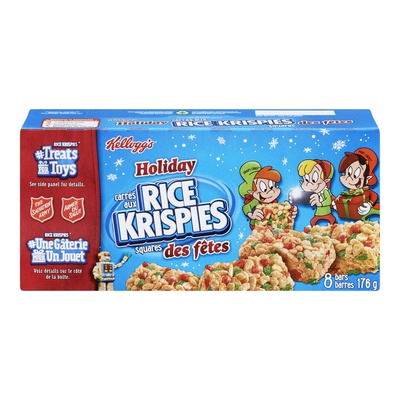 KELLOG'S RICE KRISPIE SQUARES-HOLIDAY